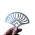 Jogo de 10 stencil formato Leque - Imagem 3