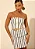 VESTIDO STRAPLESS CURTO LISTRADO - Imagem 1