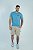 CAMISETA BÁSICA COM SILK - AZUL CELESTE STONE MASCULINA - Imagem 2