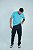 CAMISETA BÁSICA COM SILK - AZUL CELESTE MASCULINA - Imagem 2