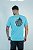 CAMISETA BÁSICA COM SILK - AZUL CELESTE MASCULINA - Imagem 1