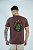 CAMISETA BÁSICA COM SILK - MARROM MASCULINA - Imagem 1
