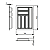 Porta Talheres Cinza 39 x 43cm FGV - Imagem 2