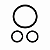KIT O-RINGS REPLACEMENT OIL FILTER - RR30000476 - Imagem 1