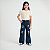 Calça Jeans Pantalona - Imagem 1