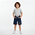 Bermuda Jeans Bordada Infantil | Ref. 18 - Imagem 1