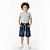 Bermuda Jeans Tradicional Infantil - Ref. 16 - Imagem 1