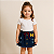 Saia Jeans Infantil com Botão – Ref. 15 - Imagem 1