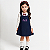 Vestido Jeans Bordado Infantil – Ref. 20 - Imagem 1