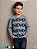 Camisa Manga Longa Floral – Infantil Masculina - Imagem 1