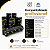 Ribbon 110x74 Cera Armor Inkanto AWR1 Externo Para Etiqueta Couché 1/2 Pol Para Impressora Térmica Zebra Argox Elgin - Imagem 3
