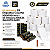 Kit Advance 20 rolos Etiqueta Couche s/serrilha 100mmx100mm - brinde 08 rolos de Ribbon Armor-Inkanto Cera AWR1 110x74mm - Imagem 1