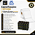Kit Master 40 rolos Etiqueta Couche s/serrilha 100mmx100mm - brinde 16 rolos de Ribbon Armor-Inkanto Cera AWR1 110x74mm - Imagem 2