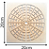 Gabarito para Mandala MDF CRU - 20/35cm Diâmetro - Imagem 3