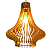 Luminária Pendente Luxo em MDF - Design Elegante - Imagem 3