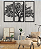 Kit Quadro Decorativo Árvore Da Vida MDF 3mm - Imagem 1