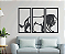 Quadro Decorativo Leão - 55x80cm - Imagem 1