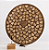 Quadro de Assinaturas WOOD CIRCLE Personalizado - Imagem 1