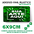 Etiquetas Adesivas 6x9CM Personalizadas - Com sua arte - Imagem 1