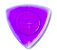 Palheta Para Baixo Dunlop Tri Stubby 2.00mm Roxa - Imagem 1