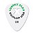 Palheta Para Guitarra Dunlop Tortex Flex X .88mm Verde - Imagem 1