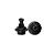 Strap Lock Trava Correia Guitarra Baixo Custom Sound Preto - Imagem 2