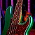 Baixo 4 Cordas JET JPB-300 SG R Precision Bass Green - Imagem 3