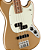Baixo 4 Cordas Fender Player Mustang Bass PJ Firemist Gold - Imagem 2