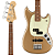 Baixo 4 Cordas Fender Player Mustang Bass PJ Firemist Gold - Imagem 1