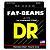Encordoamento para Baixo 4 Cordas Dr Strings Fat Beams .045 - Imagem 1