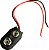 Conector Clip para Bateria 9v Vertical com Rabicho - Imagem 1