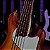 Baixo 5 Cordas Ativo Fender American Deluxe Dimension Bass Violin Burst - Imagem 2