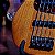 Baixo 5 Cordas Fender American Deluxe Jazz Bass V Amber 2008 - Imagem 4