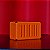 Porta 9 Palheta Mini Amplificador Cabeçote Orange 3D - Imagem 4
