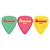 Kit 3 Palheta para Guitarra Ibanez Steve Vai Signature 1.0mm Green/Pink/Yellow - Imagem 3