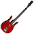 Baixo 4 Cordas Danelectro '58 Red Hot Longhorn Semi-hollow - Imagem 3