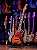 Baixo 5 Cordas Fender American Deluxe Jazz Bass V Sunburst 1998 - Imagem 4