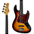 Baixo 4 Cordas Fretless Tagima TW-73 Jazz Bass Sunburst - Imagem 1