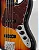 Baixo 4 Cordas Fretless Tagima TW-73 Jazz Bass Sunburst - Imagem 3