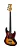 Baixo 4 Cordas Fretless Tagima TW-73 Jazz Bass Sunburst - Imagem 4