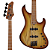 Baixo 4 Cordas Ativo Ibanez Mode MDM1300 Natural Stained Amber Burst - Imagem 1