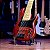 Baixo 7 Cordas Mendes Groovemaker Bass Jazz Bass Red Sparkle - Imagem 1