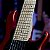 Baixo 7 Cordas Mendes Groovemaker Bass Jazz Bass Red Sparkle - Imagem 2
