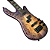 Baixo 4 Cordas Ativo Spector Euro CST 4 Natural Violet Burst Gloss - Imagem 3