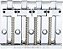Ponte para Baixo 4 Cordas Leo Quan Badass Bass II Chrome - Imagem 1
