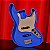 Porta Treco Organizador Baixo Jazz Bass Blue 3D - Imagem 2