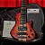 Mini Baixo 4 Cordas Ativo Mayones Cali 4 Transparent Custom Color Matt - Imagem 2