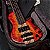 Mini Baixo 4 Cordas Ativo Mayones Cali 4 Transparent Custom Color Matt - Imagem 7