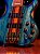 Baixo 5 Cordas Ativo Da Cruz Luthieria King Bass Blue - Imagem 3