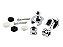 Strap Lock Trava para Correia Fender Security Chrome - Imagem 1